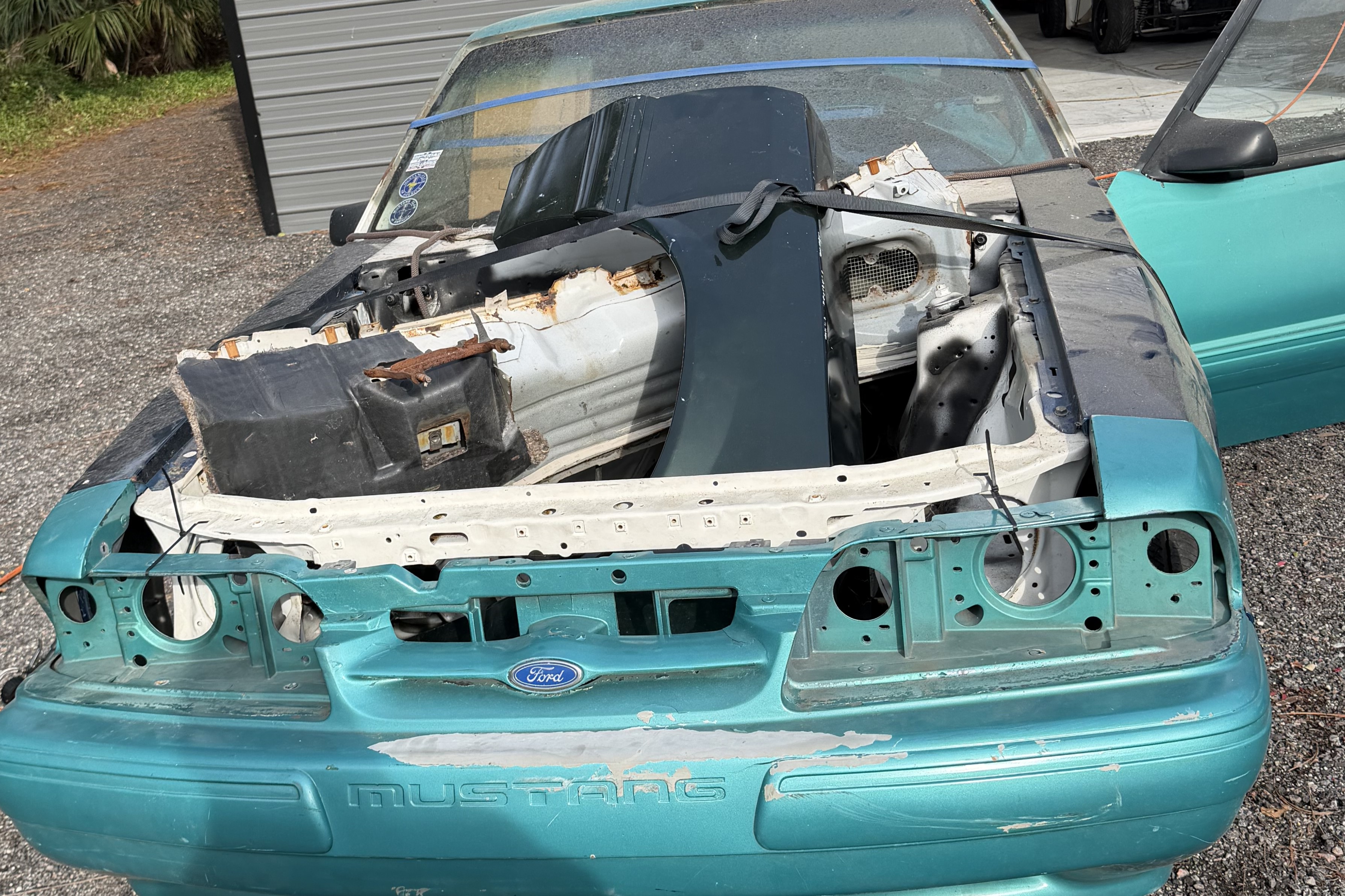 Scrapstang Mustang front end